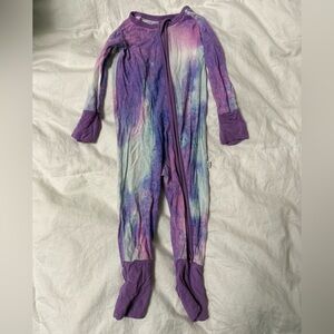 Little Sleepies Purple and Blue zippy